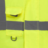 1160 Hi Vis Taped Padded Long Jacket